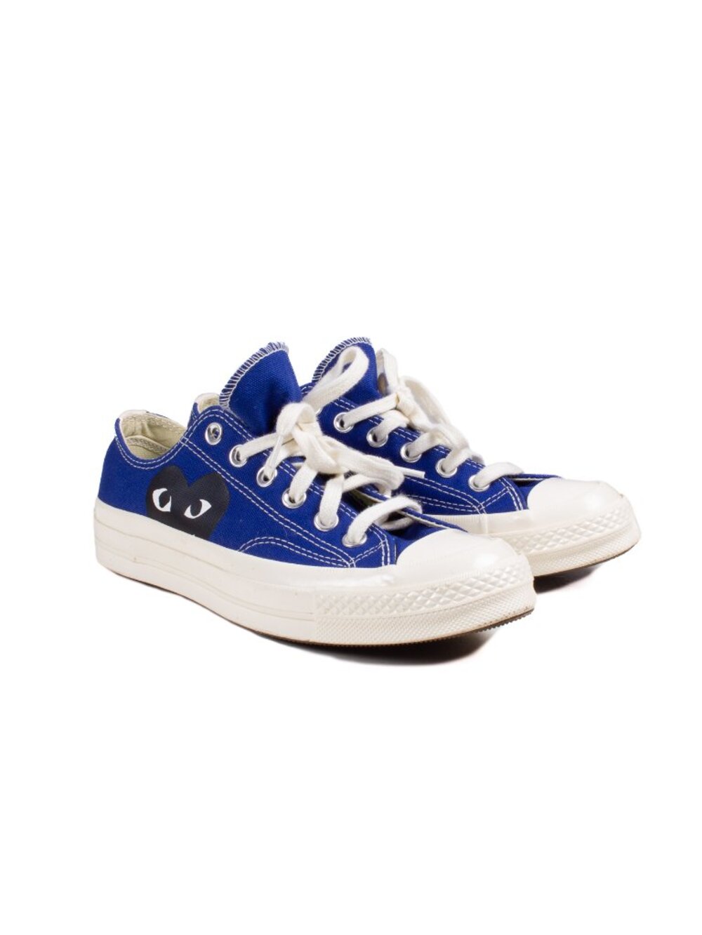 CONVERSE x COMME des GARCON PLAY CHUCK 70 LOW BLUE SNEAKERS